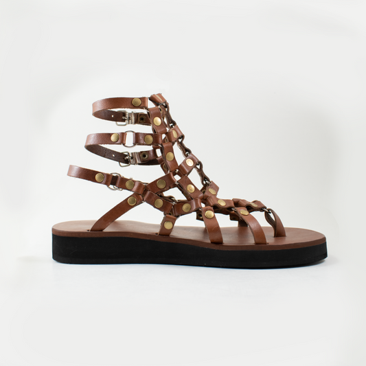 Gaia Brown sandals